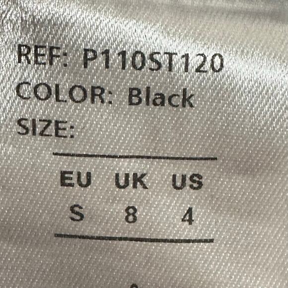 Anonyme Black 3/4 Sleeve Blouse Sz 4 - Picture 6 of 9